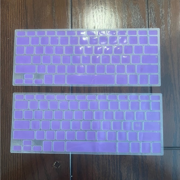 Kuzy Purple Keyboard Cover Skin Set of 2 - Picture 2 of 4